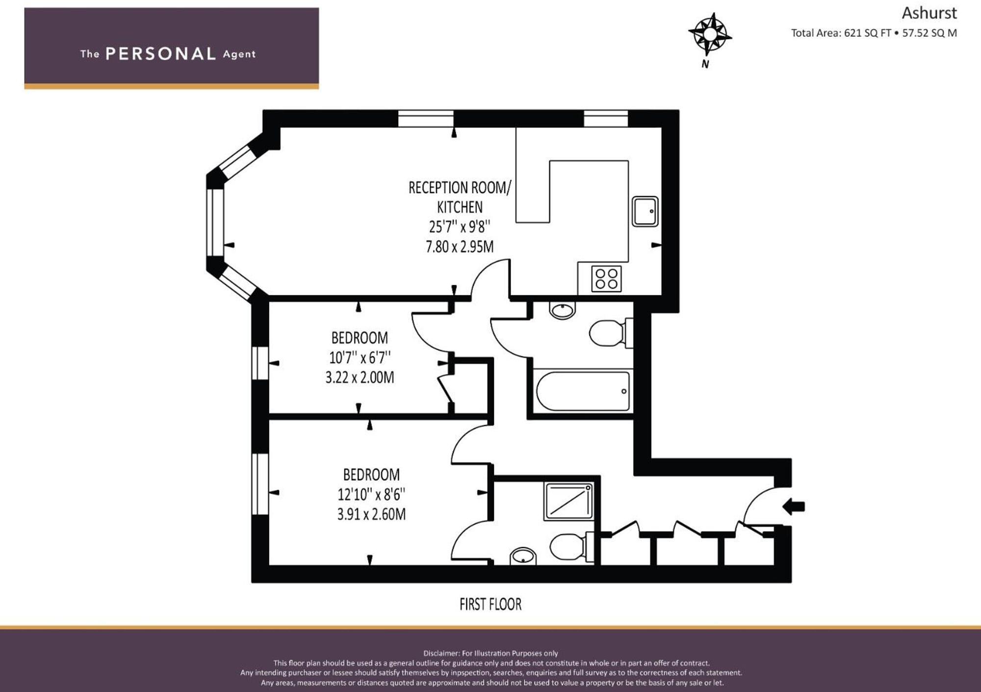 Ashley Avenue, Ashurst Ashley Avenue, KT18 floorplan