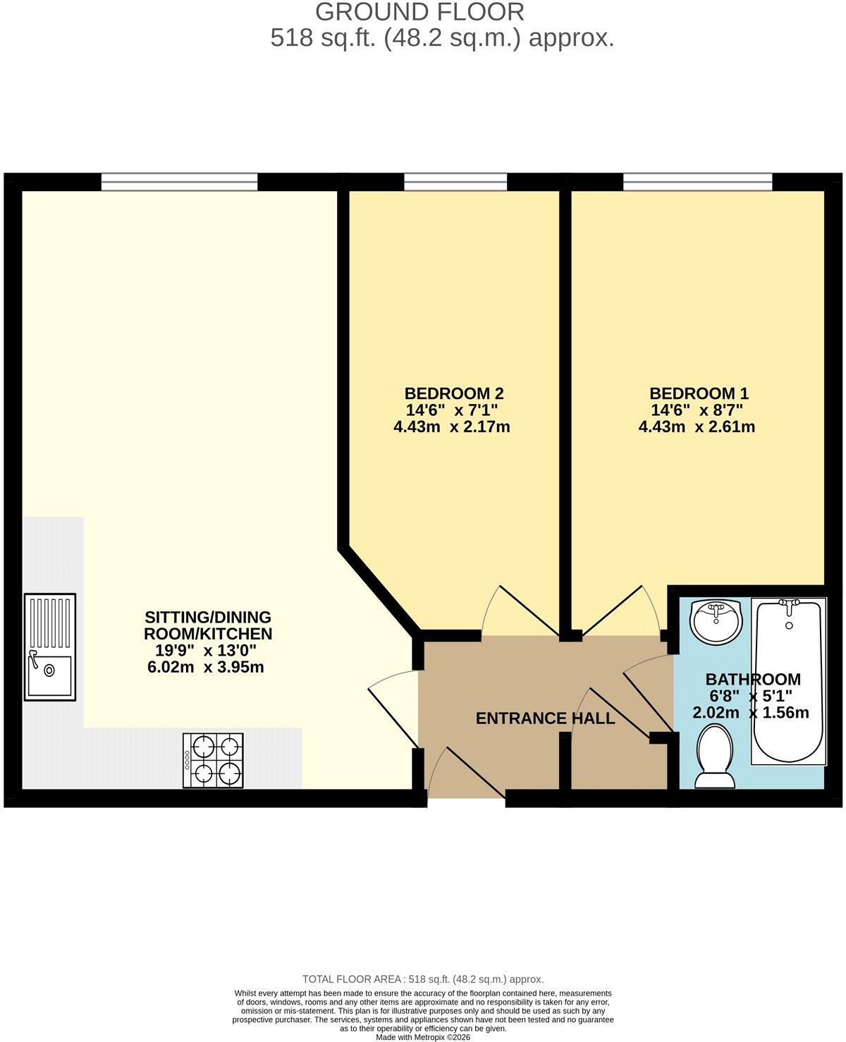Millbrook Road East, Southampton, Hampshire floorplan
