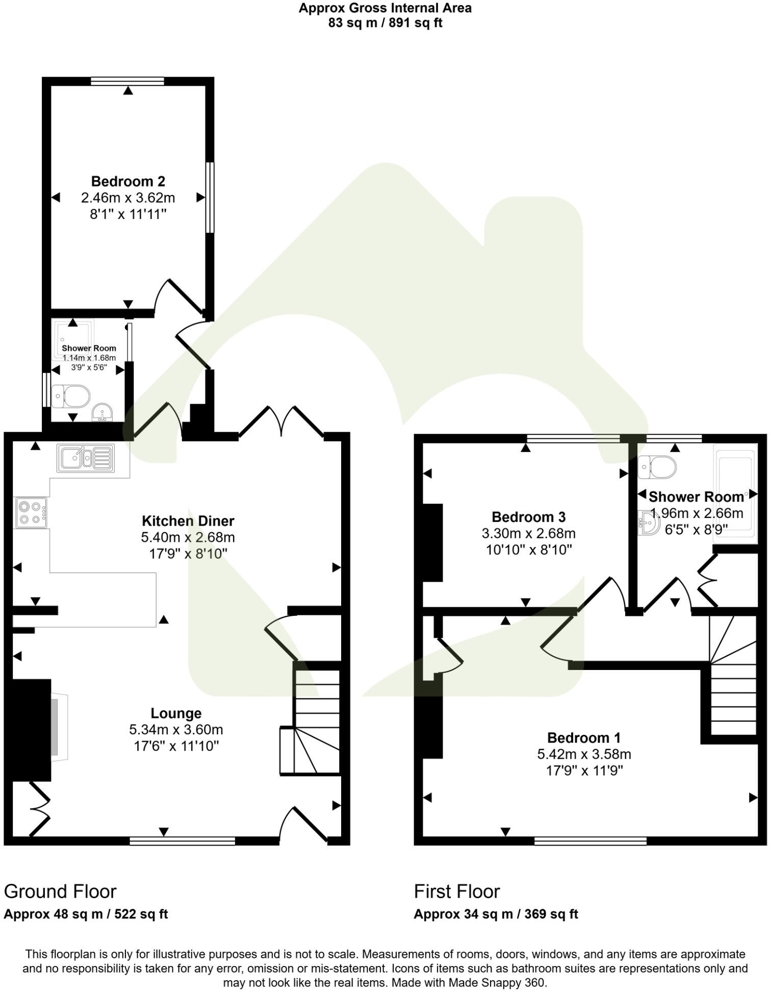 Vale Terrace, Calder Vale, Preston floorplan
