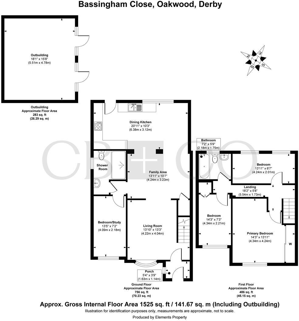 Bassingham Close, Oakwood, Derby floorplan