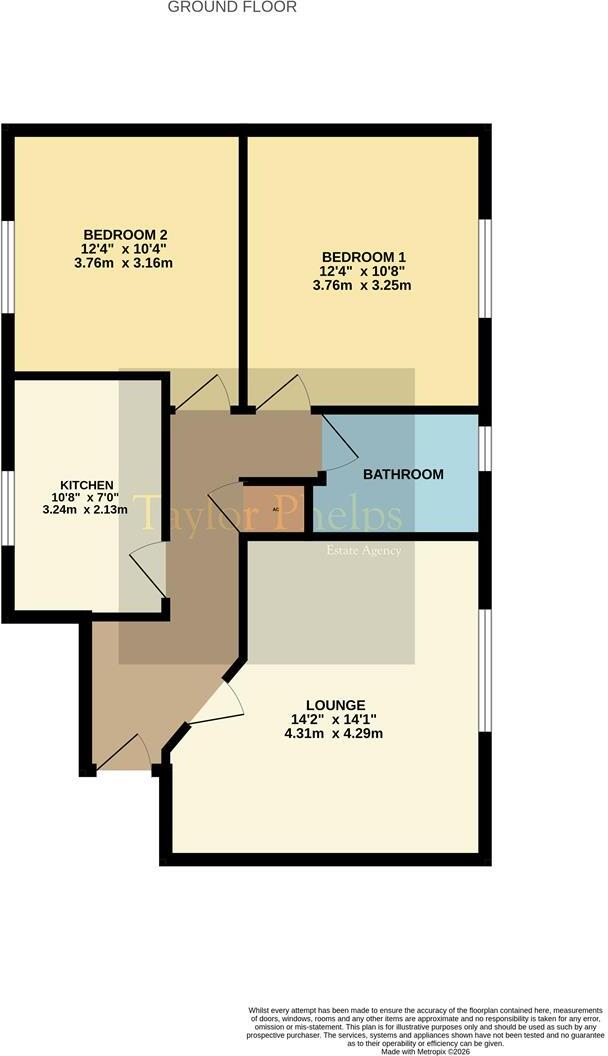 Cromwell Road, Ware - 125 year lease floorplan