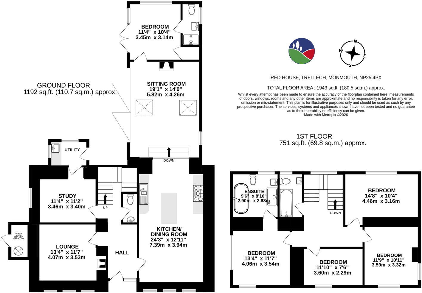 Trellech Cross, Trellech, Monmouth floorplan