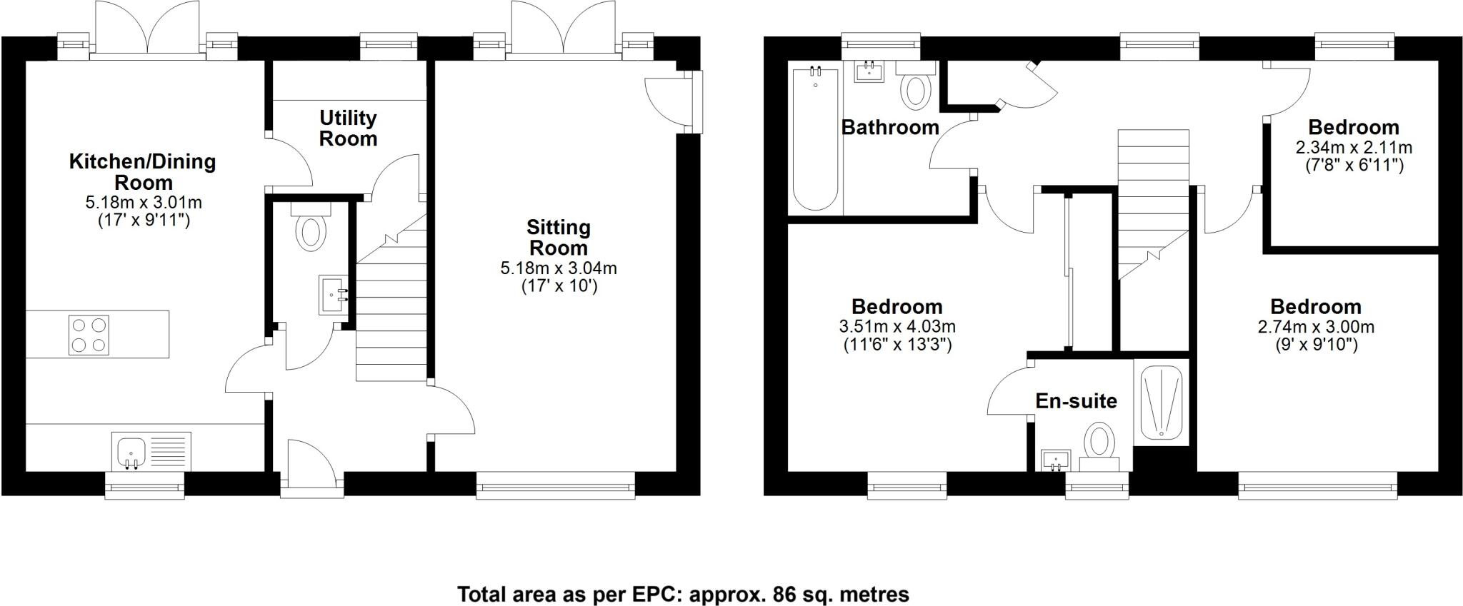 Rochester Drive, Felton, NE65 floorplan