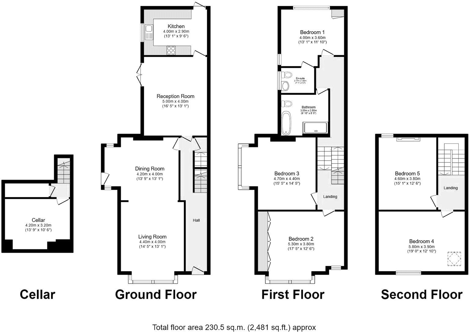 Faulkner Road, Newport, NP20 floorplan