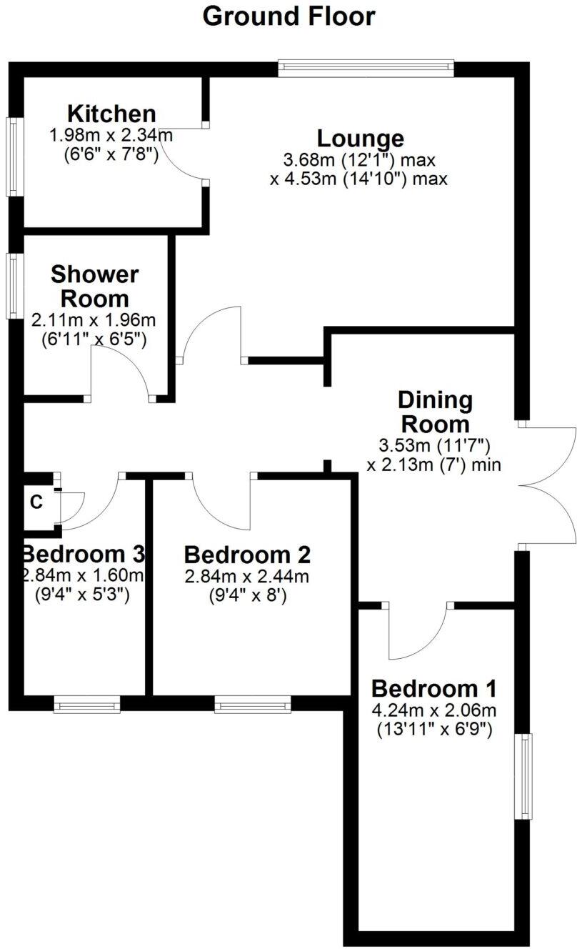 1 Stairlie Crescent, West Kilbride, KA23 9BT floorplan