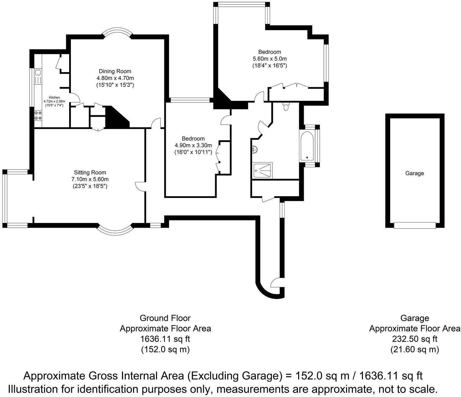 Argos Hill, Rotherfield, TN6 floorplan