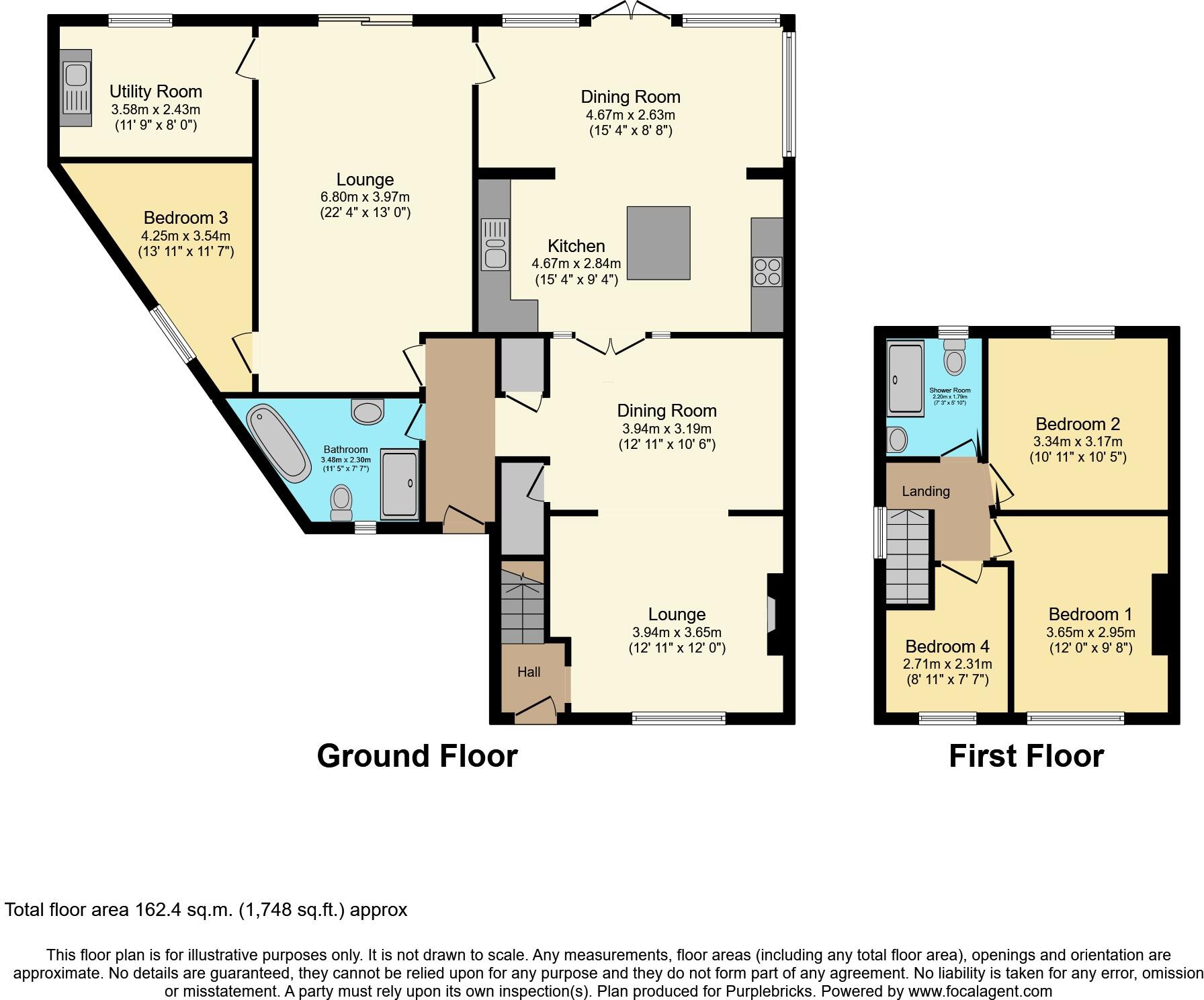 St. Lukes Avenue, Lowton, WA3 floorplan