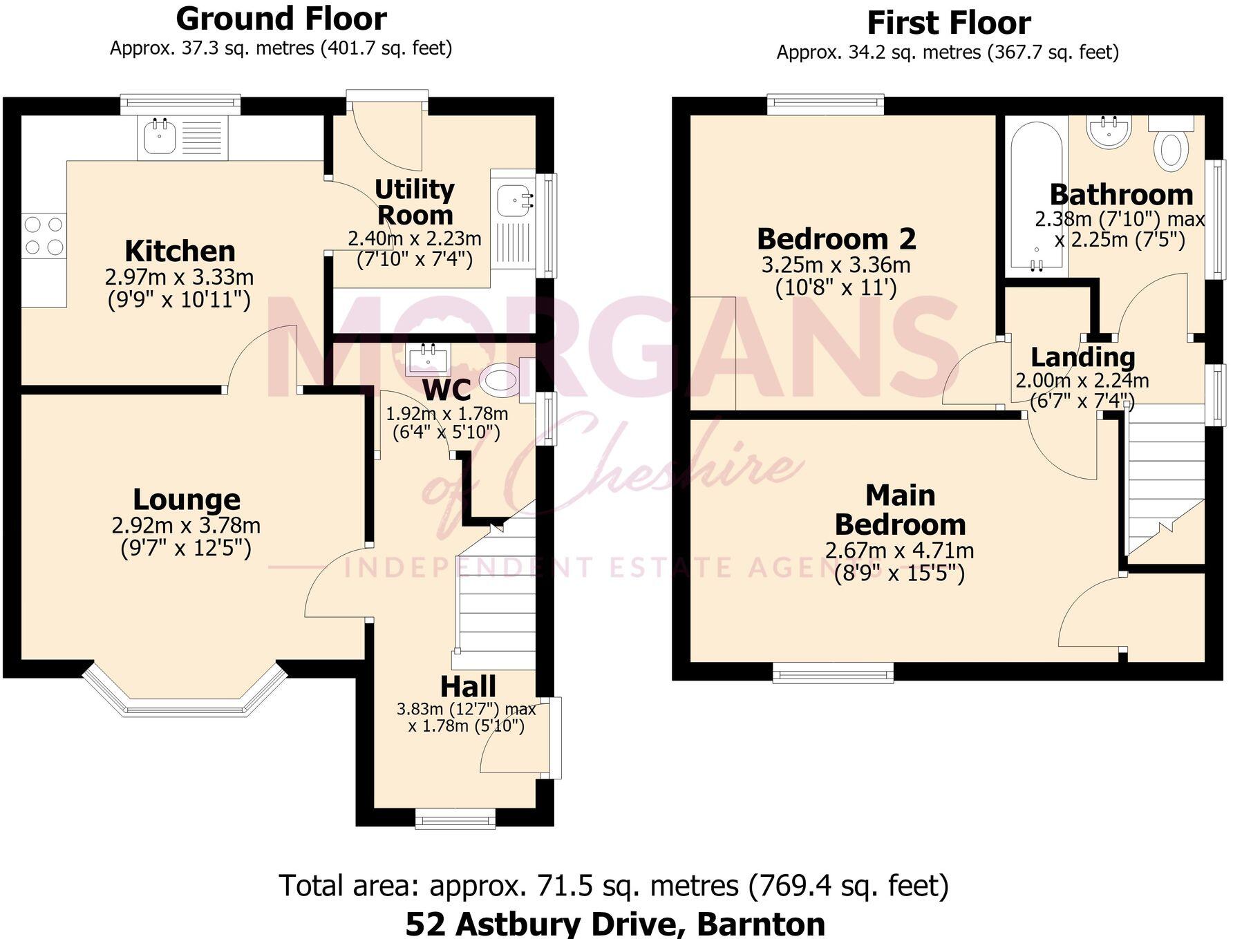 Astbury Drive, Barnton, CW8 floorplan