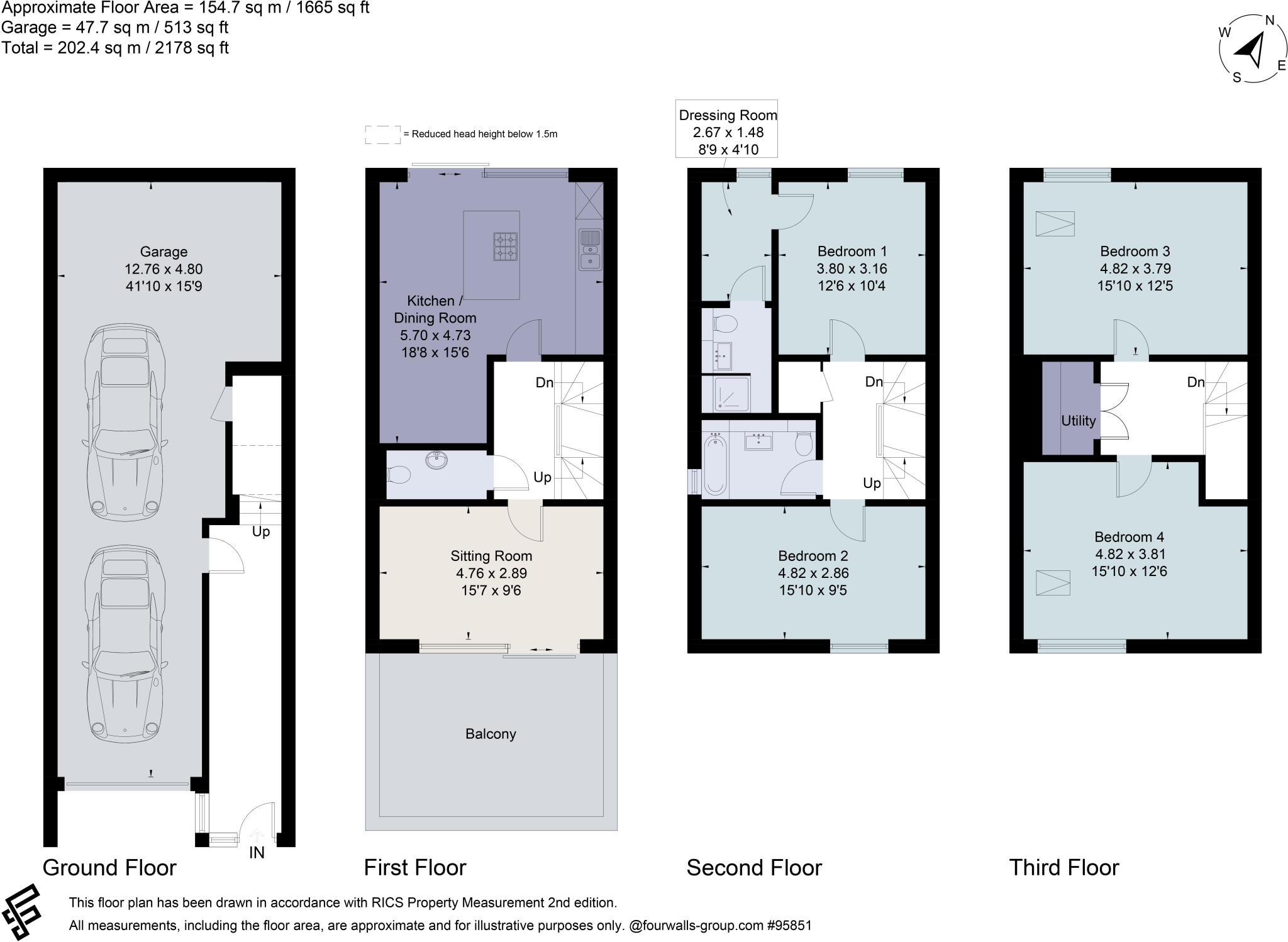 Dell Road, Winchester, Hampshire, SO23 floorplan
