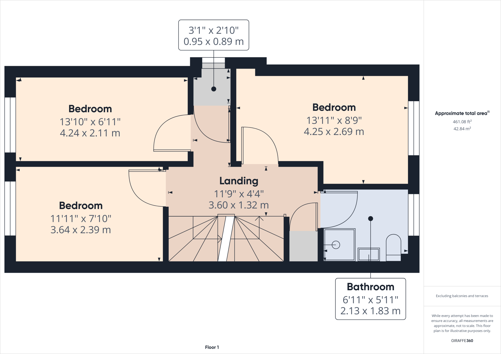 Brookside, Derby floorplan