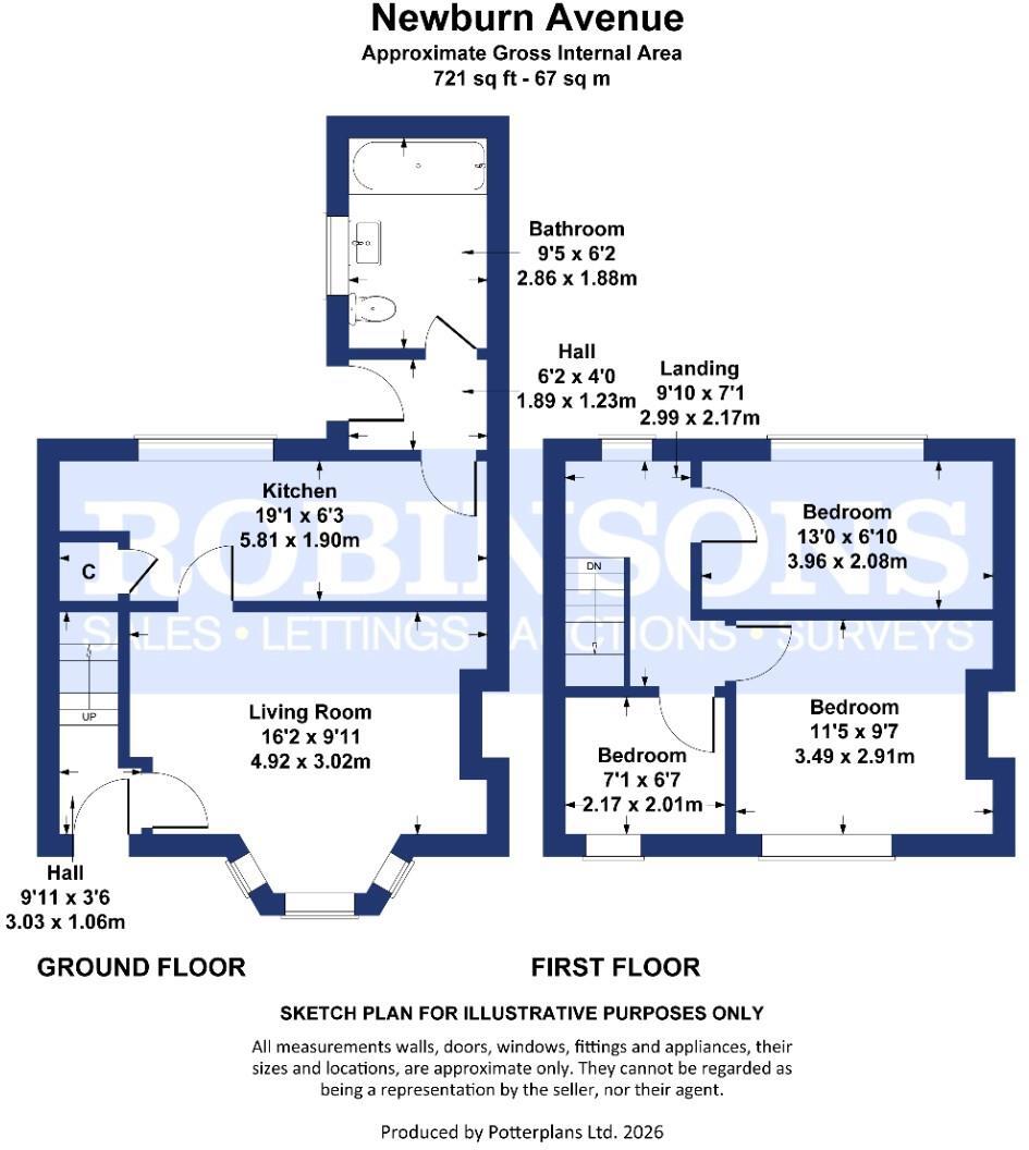 Newburn Avenue, Bowburn, Durham floorplan