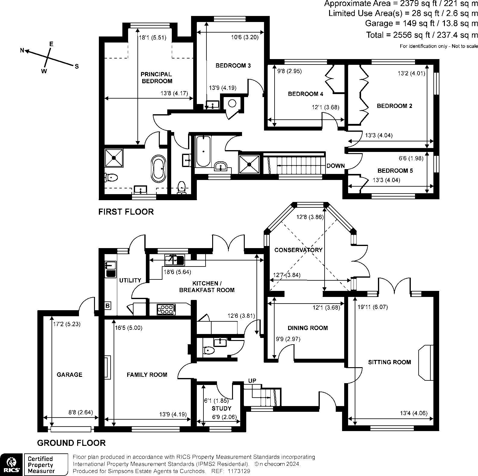 High Park Avenue, East Horsley, KT24 floorplan