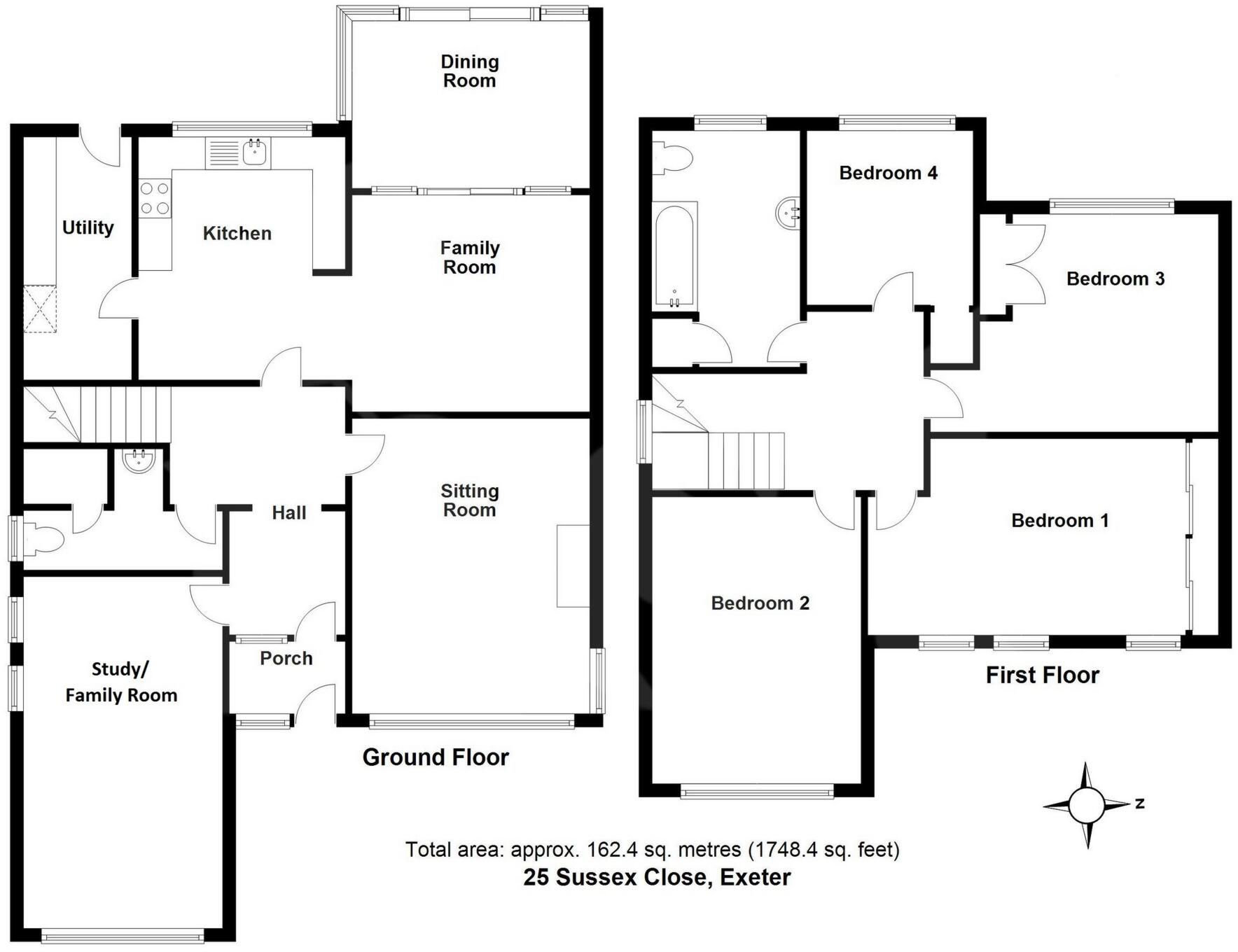 Sussex Close, St Thomas, EX4 floorplan