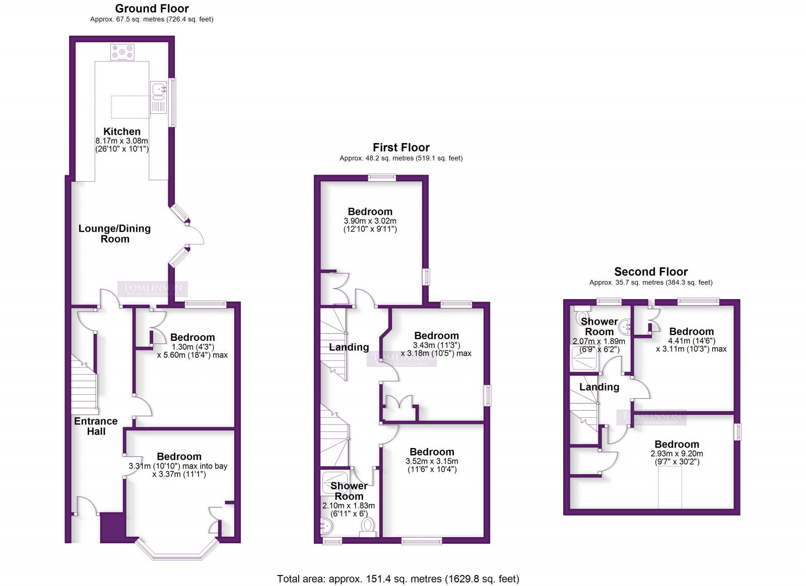 Bute Avenue, Lenton, Nottingham, NG7 1QB floorplan