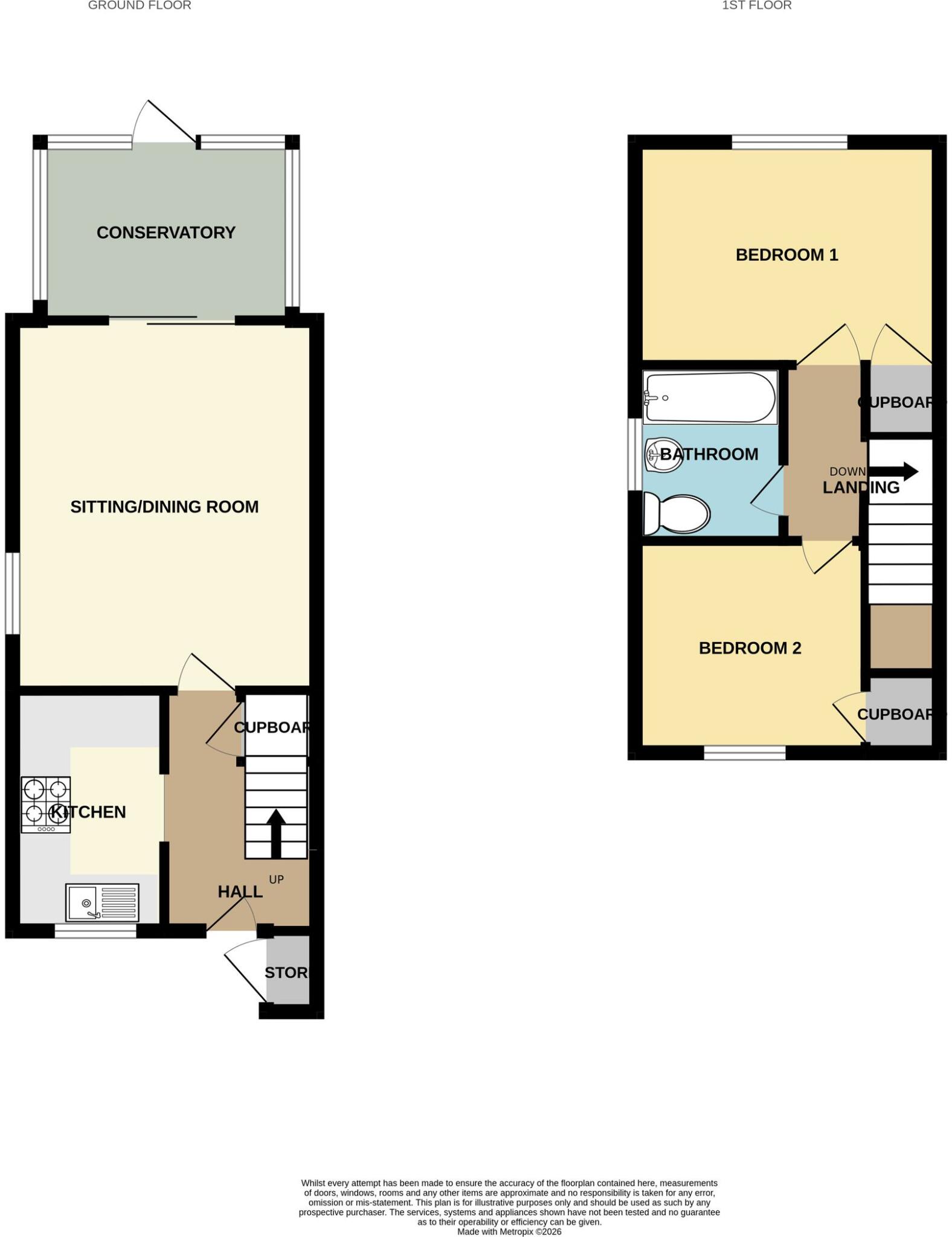 Waverney Close, Taunton, TA1 floorplan