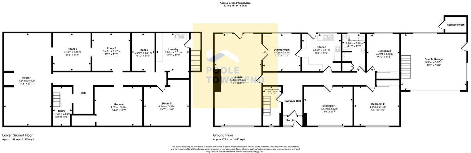 Roosebeck, Ulverston, LA12 0RF floorplan