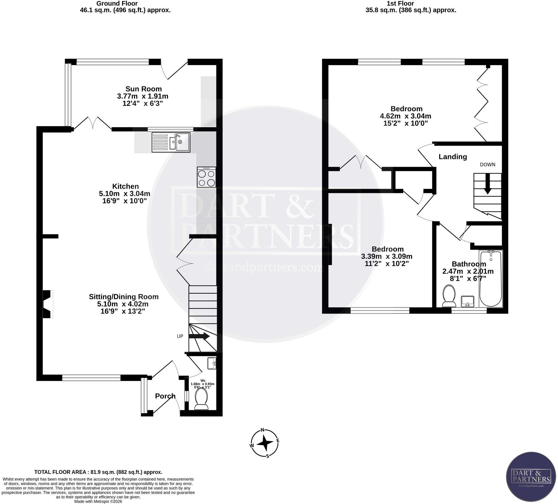 Clifford Close, Shaldon, TQ14 floorplan