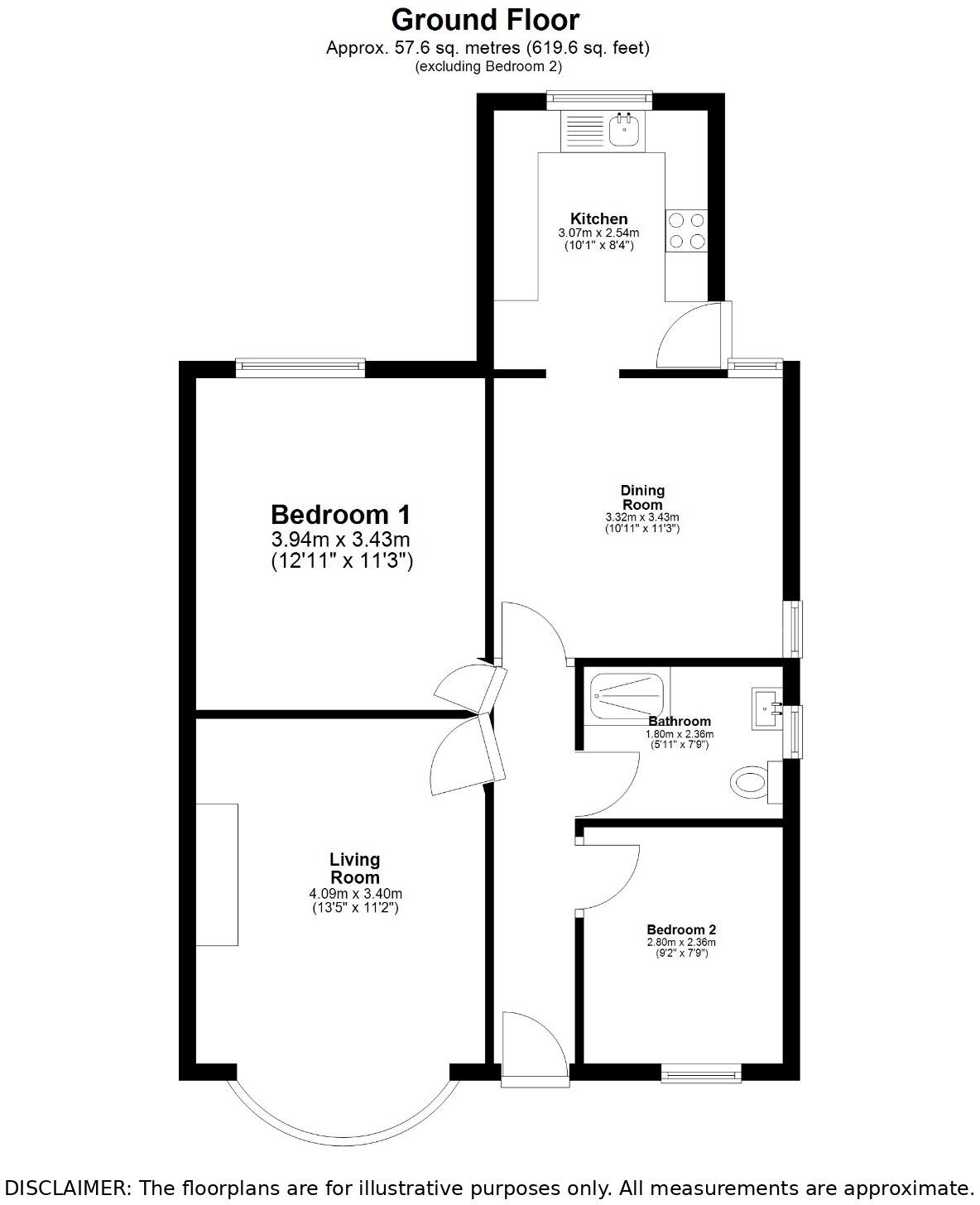 Southlands Grove, Thornton, Bradford floorplan