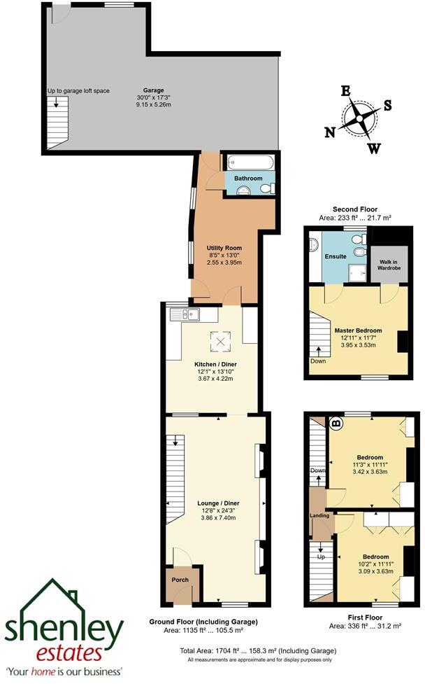 London Road, Shenley floorplan