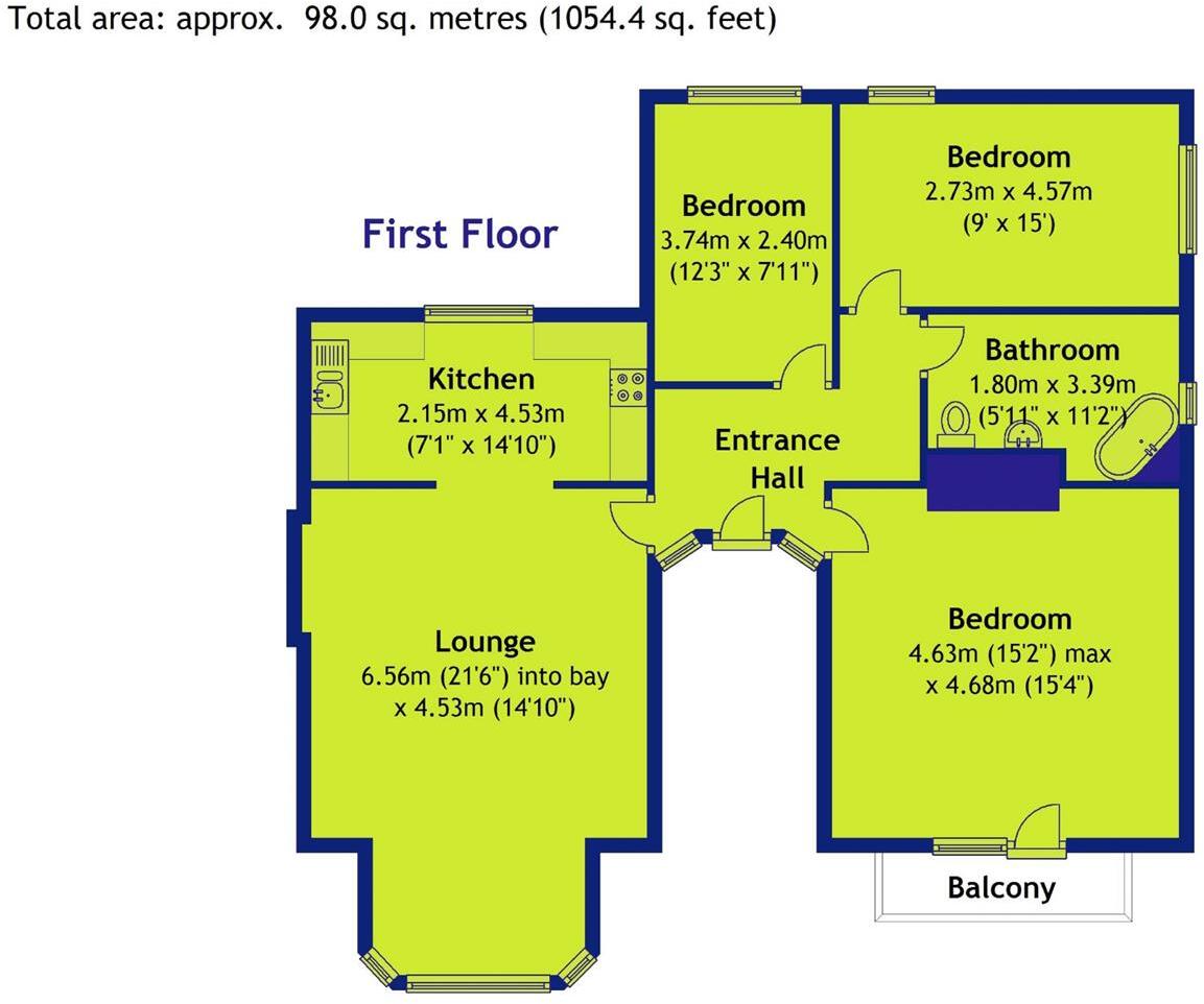 Newcastle Drive, The Park floorplan