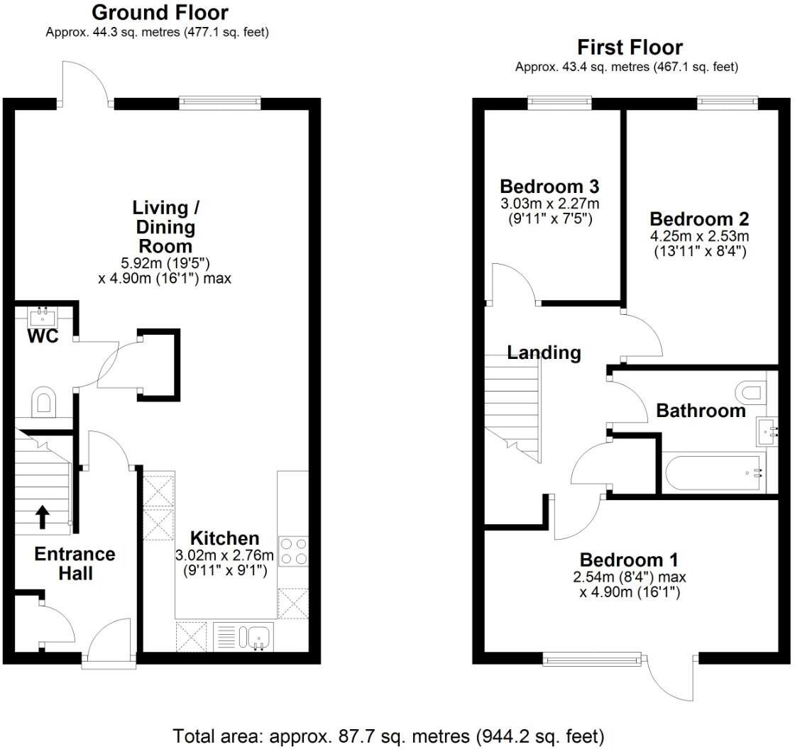101, Addenbrookes Road, Trumpington, Cambridge floorplan