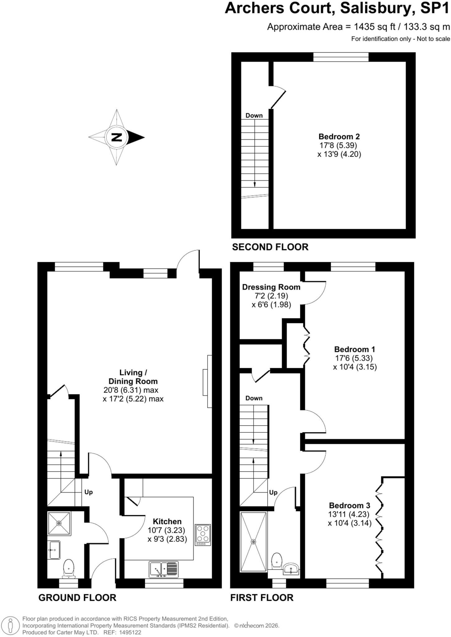 Archers Court, Salisbury, SP1 floorplan