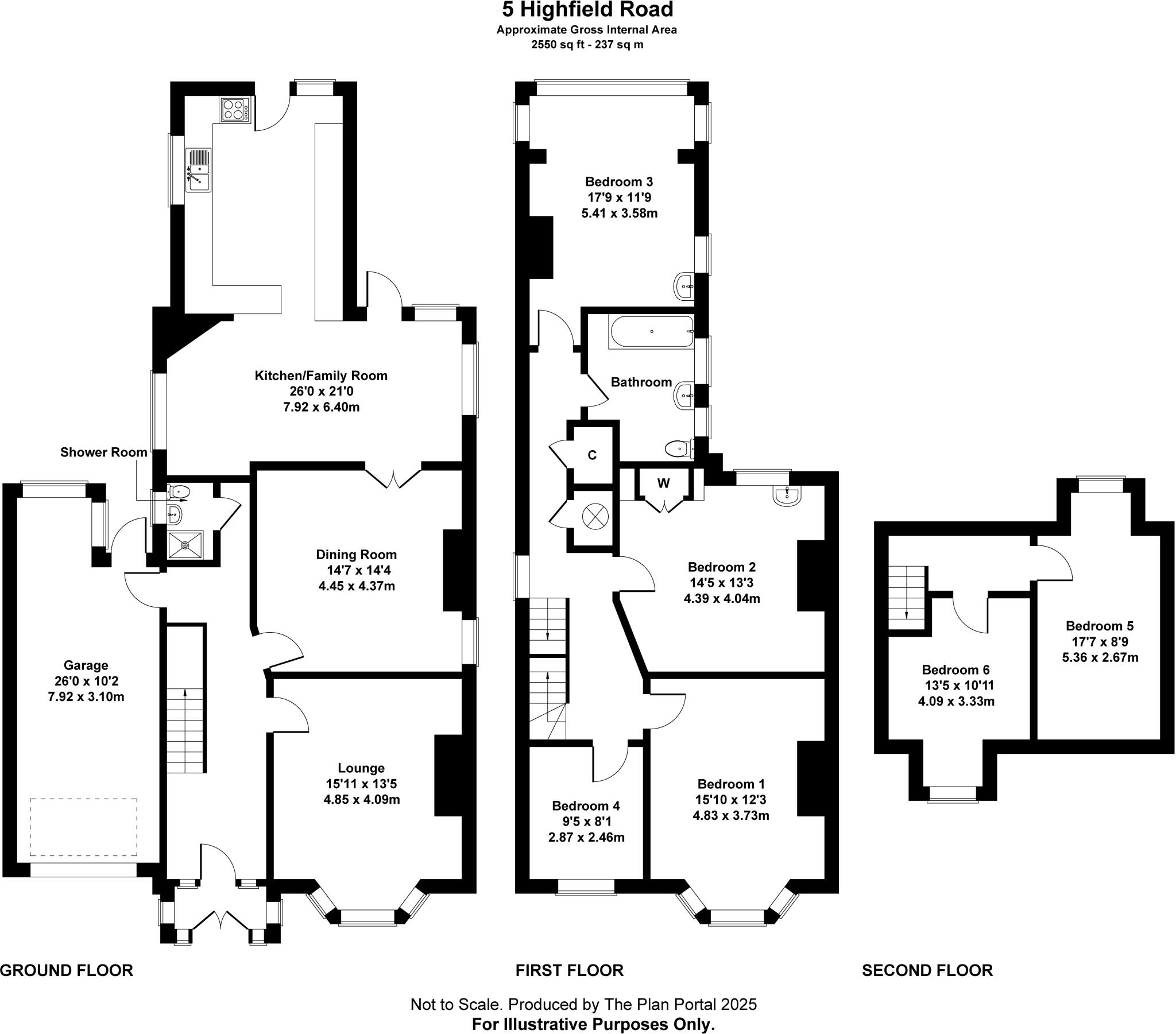 Highfield Road, Heath, Cardiff., CF14 floorplan