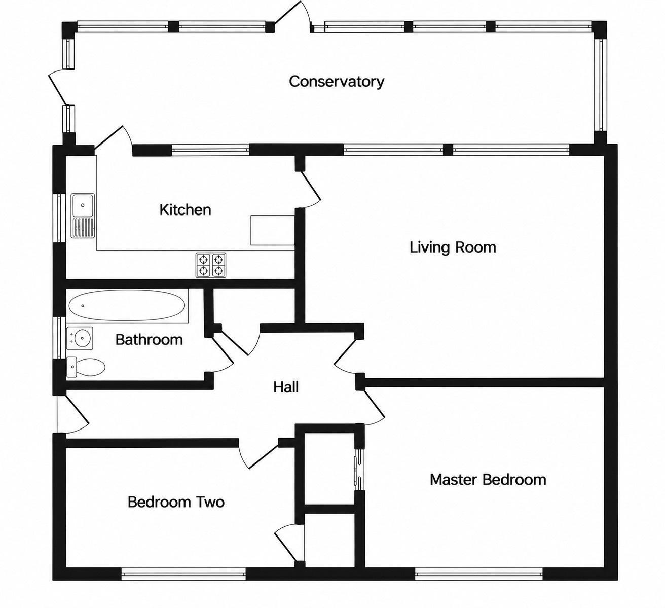 Woodbridge Grove, Clacton on Sea floorplan