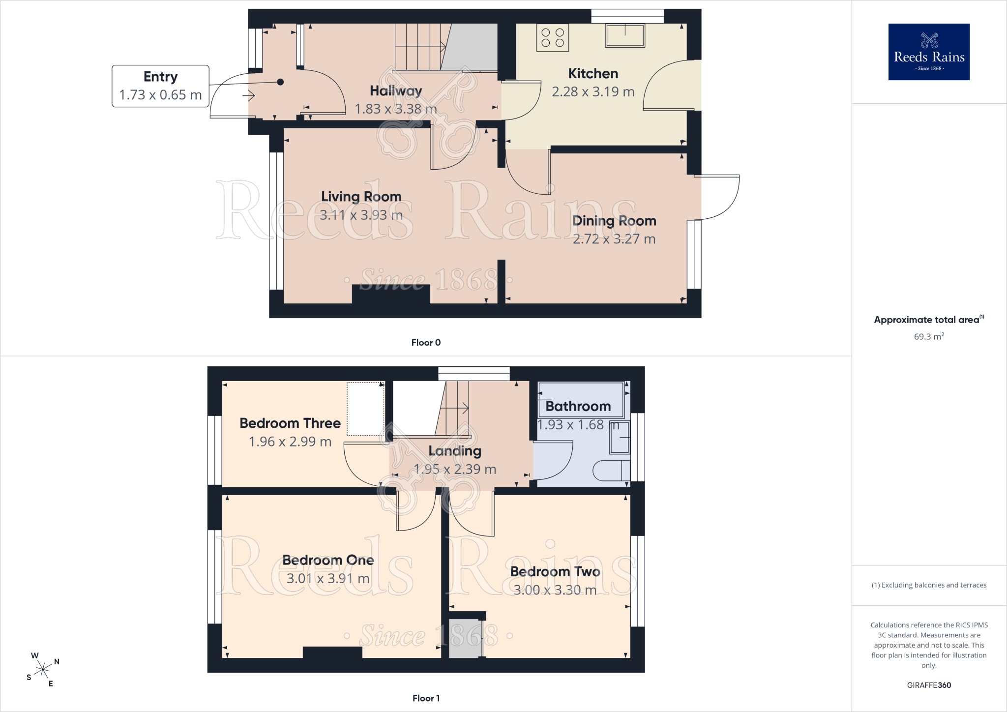 Scarborough Close, North Anston, Sheffield, South Yorkshire, S25 floorplan
