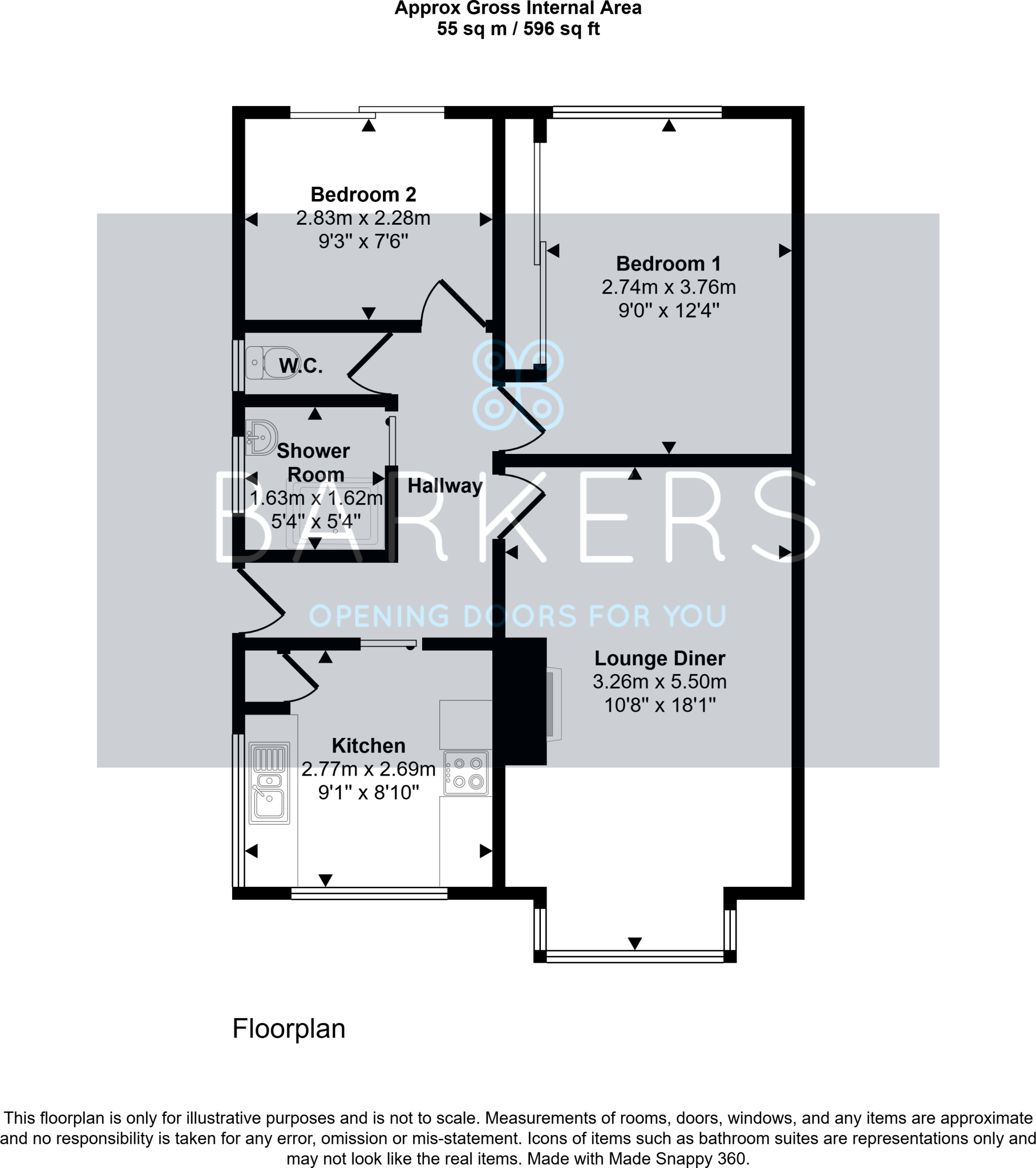 Bromley Road, Batley floorplan