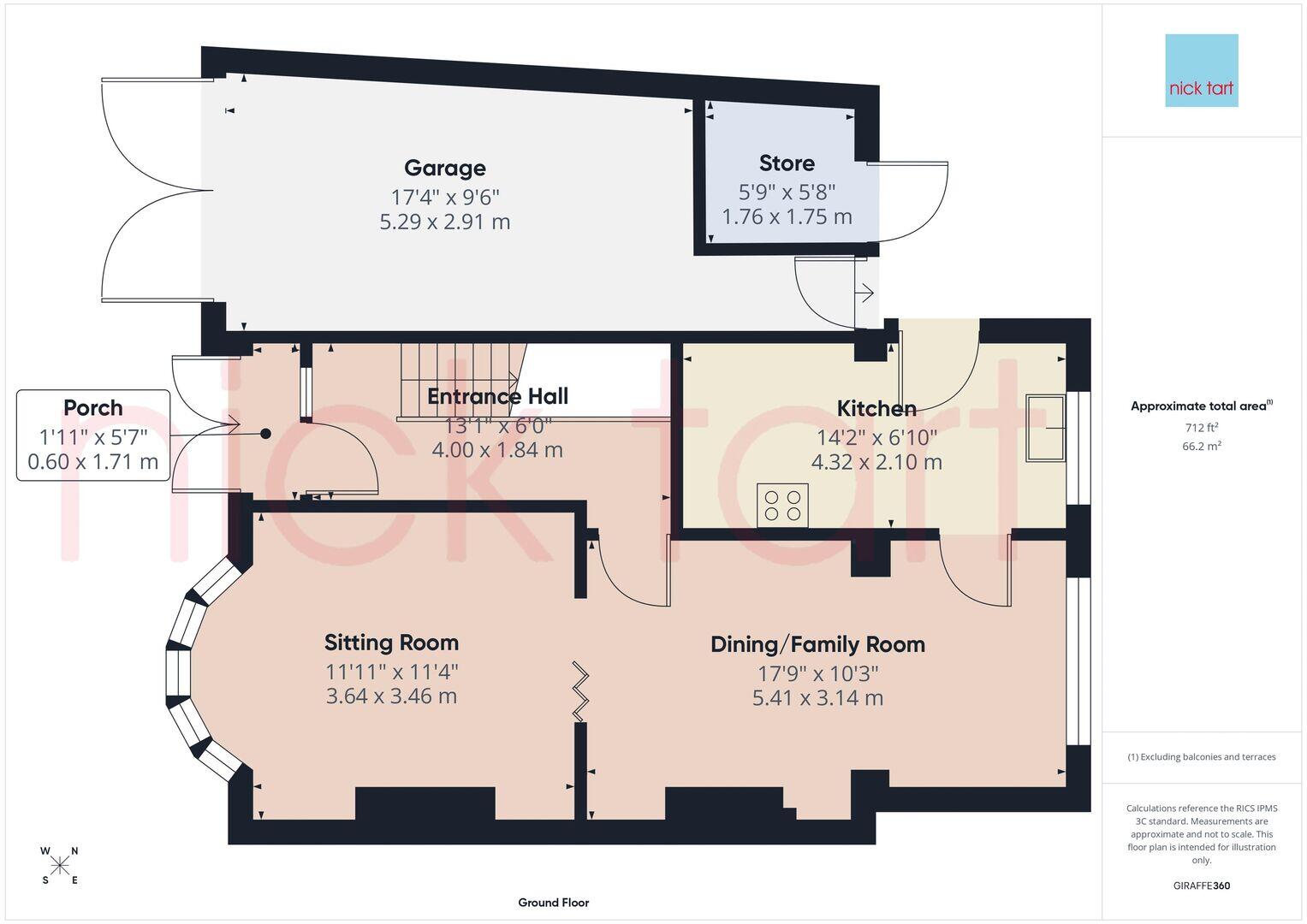 Rhos, Audley Avenue, Newport floorplan