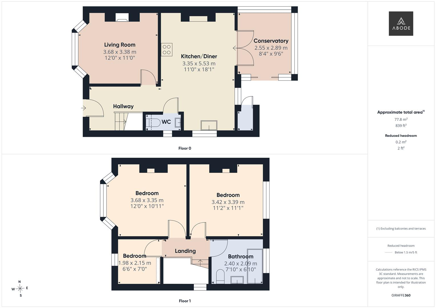 Hall Drive, Doveridge, Derbyshire floorplan