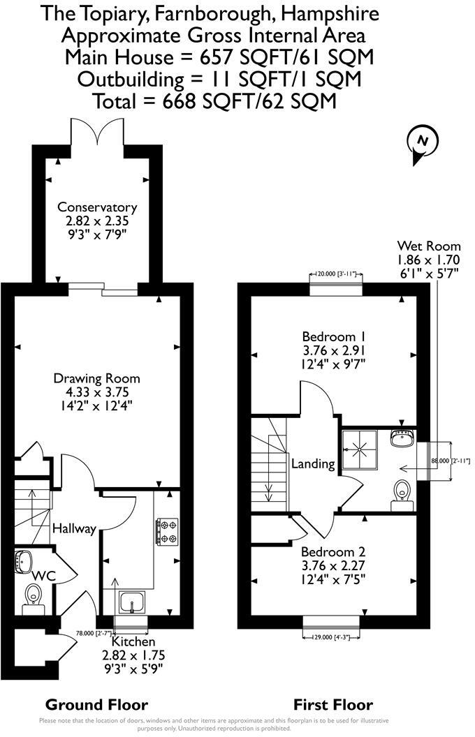 The Topiary, Farnborough floorplan