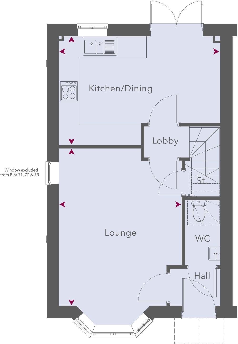 Barleyfield Drive, Nottingham, Nottinghamshire,
NG11 2AZ, 
UK floorplan