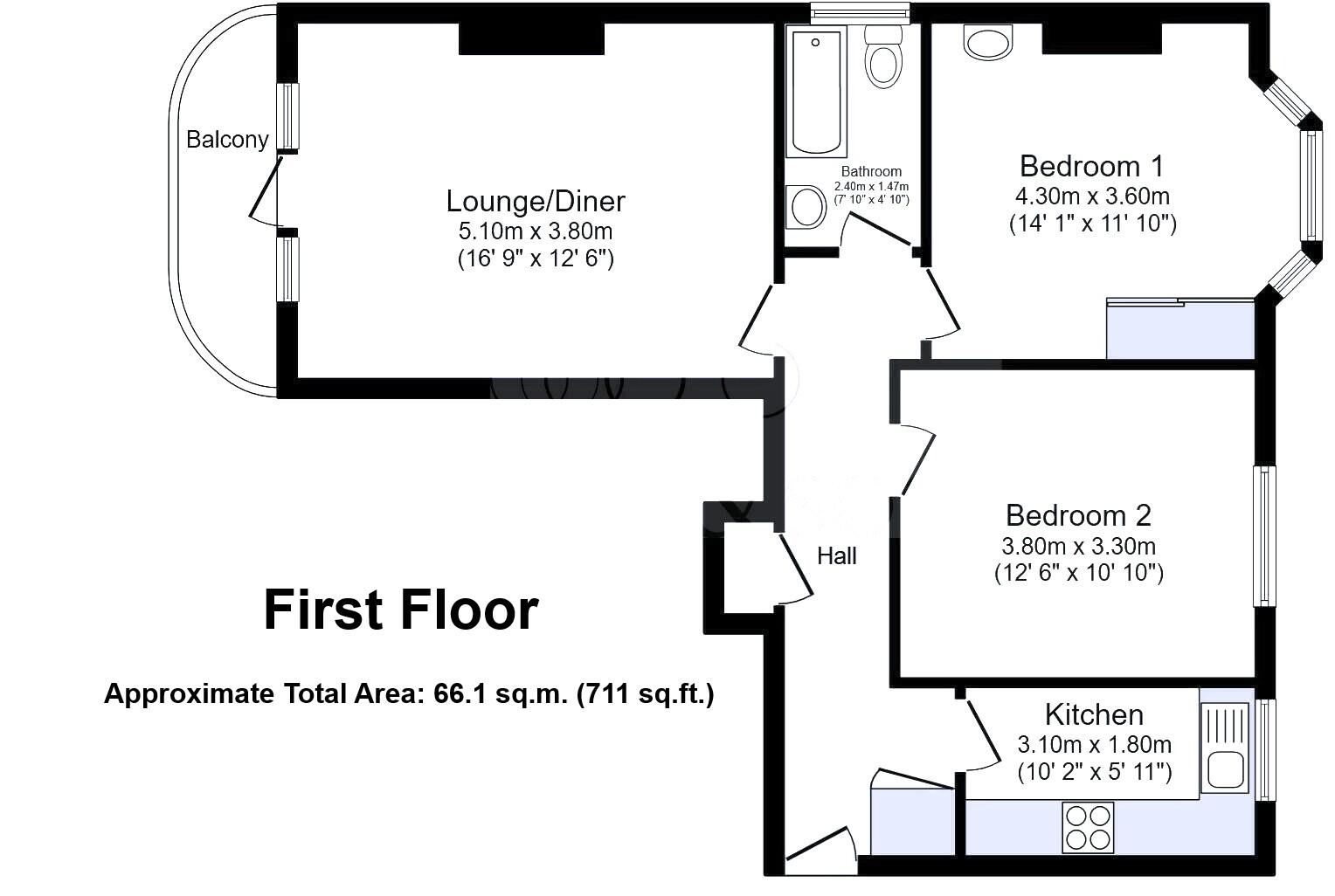 Marine Drive, Saltdean, Brighton, BN2 8LZ floorplan