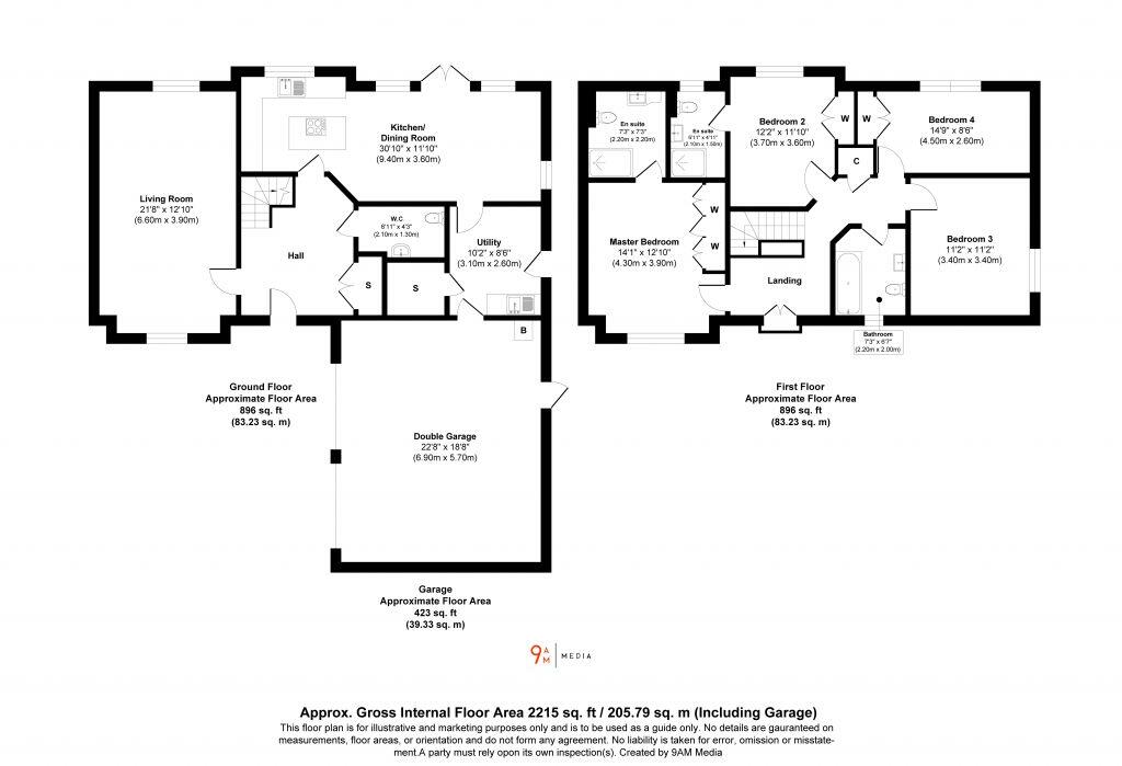 9a, Hopefield Place, Kinross, KY13 8FS floorplan