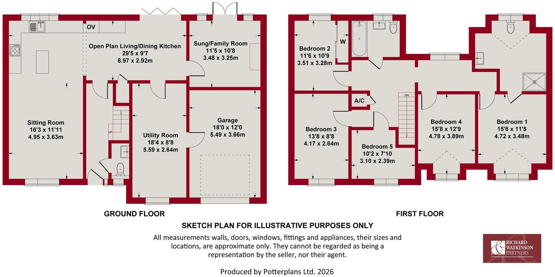 Castle Close, Bottesford floorplan