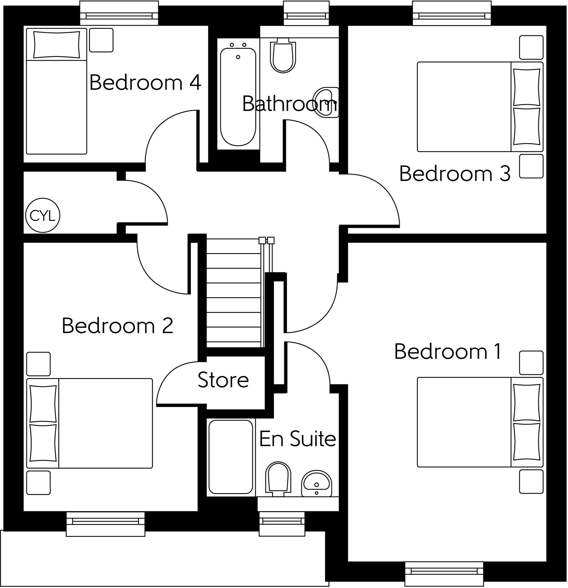 Wyvern Road, 
Skipton,
Yorkshire,
BD23 3BT floorplan