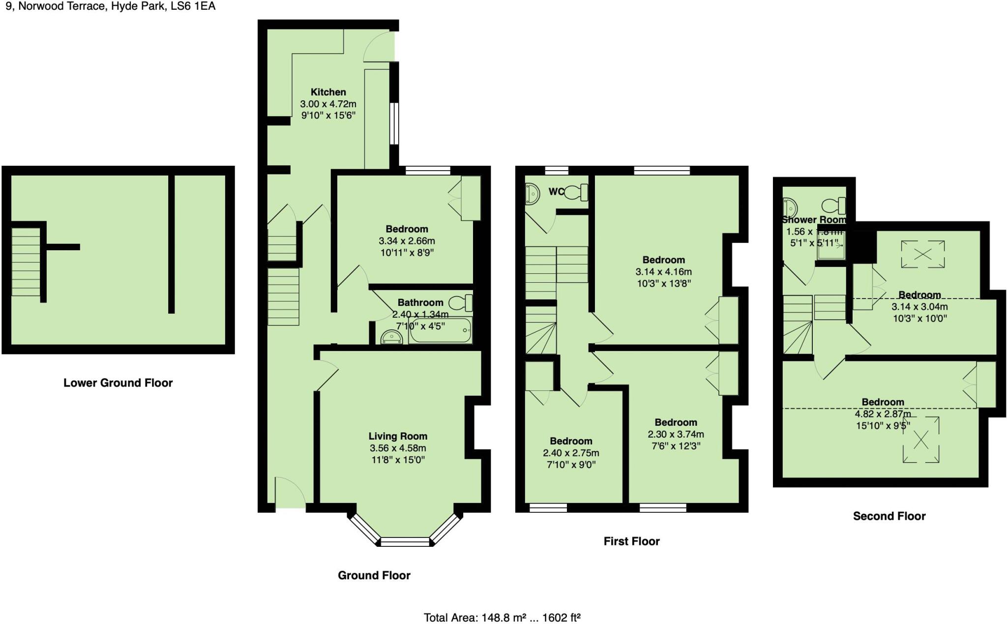 Norwood Terrace, Leeds floorplan
