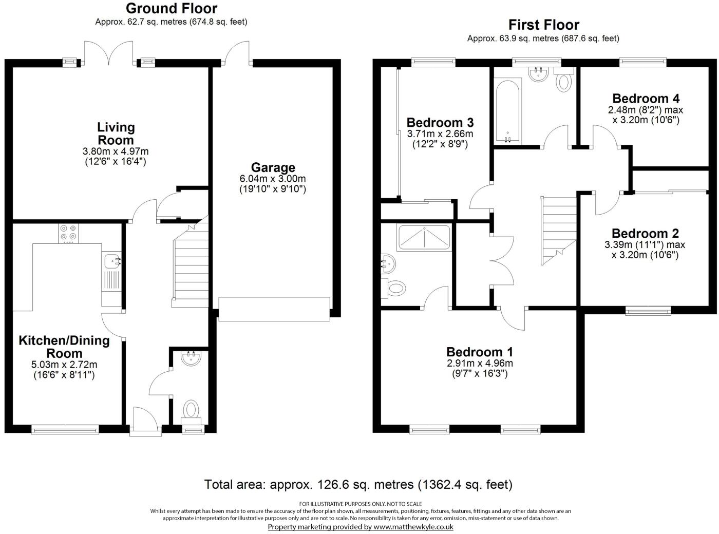 Queens Avenue, Welwyn Garden City, Hertfordshire, AL7 floorplan