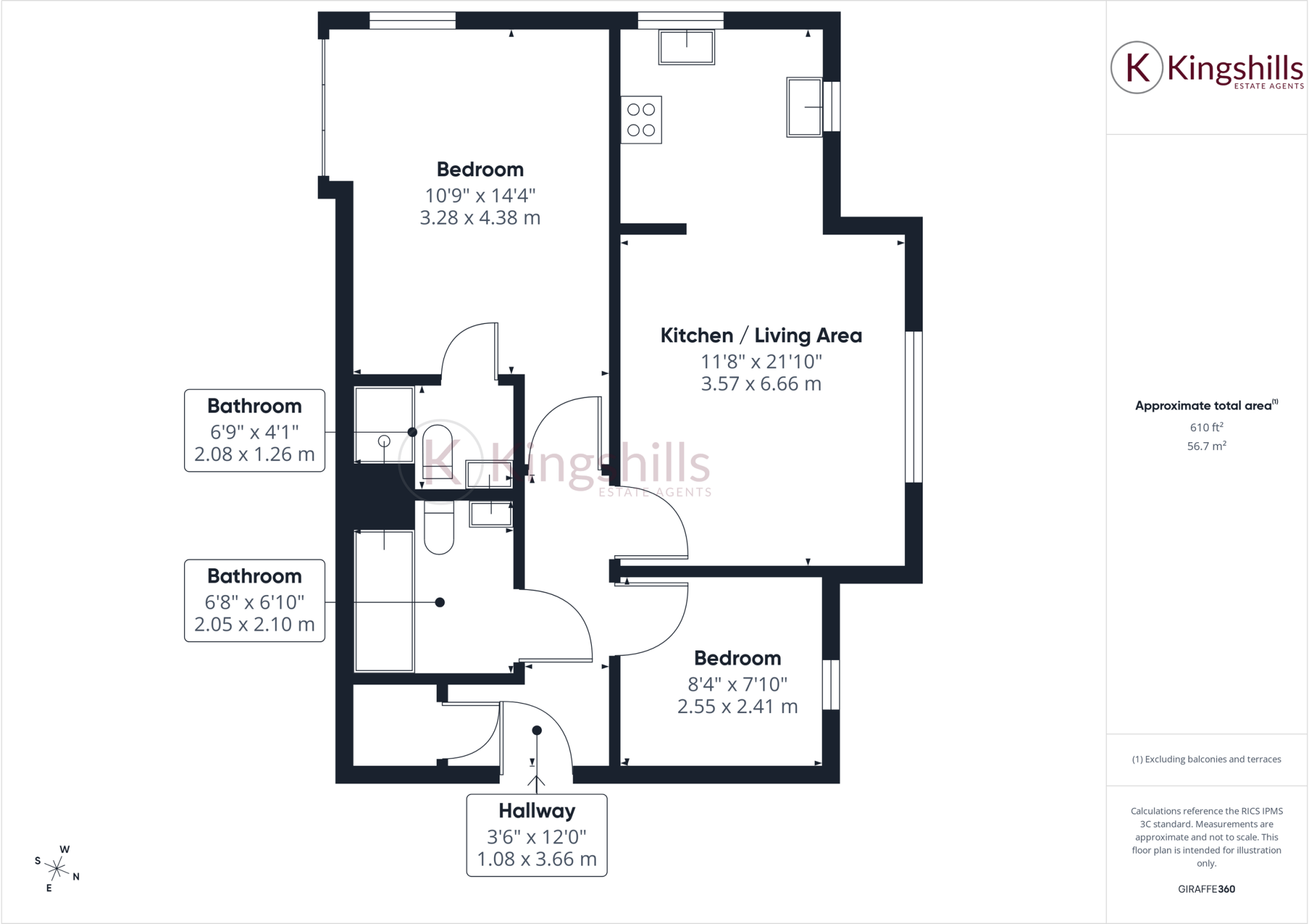 Drake Court, Mallard Place, Buckinghamshire, HP11 1HG floorplan