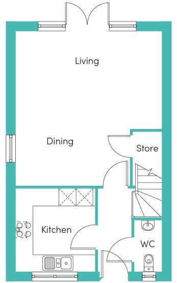 Fallows Avenue, Middleton M24 floorplan