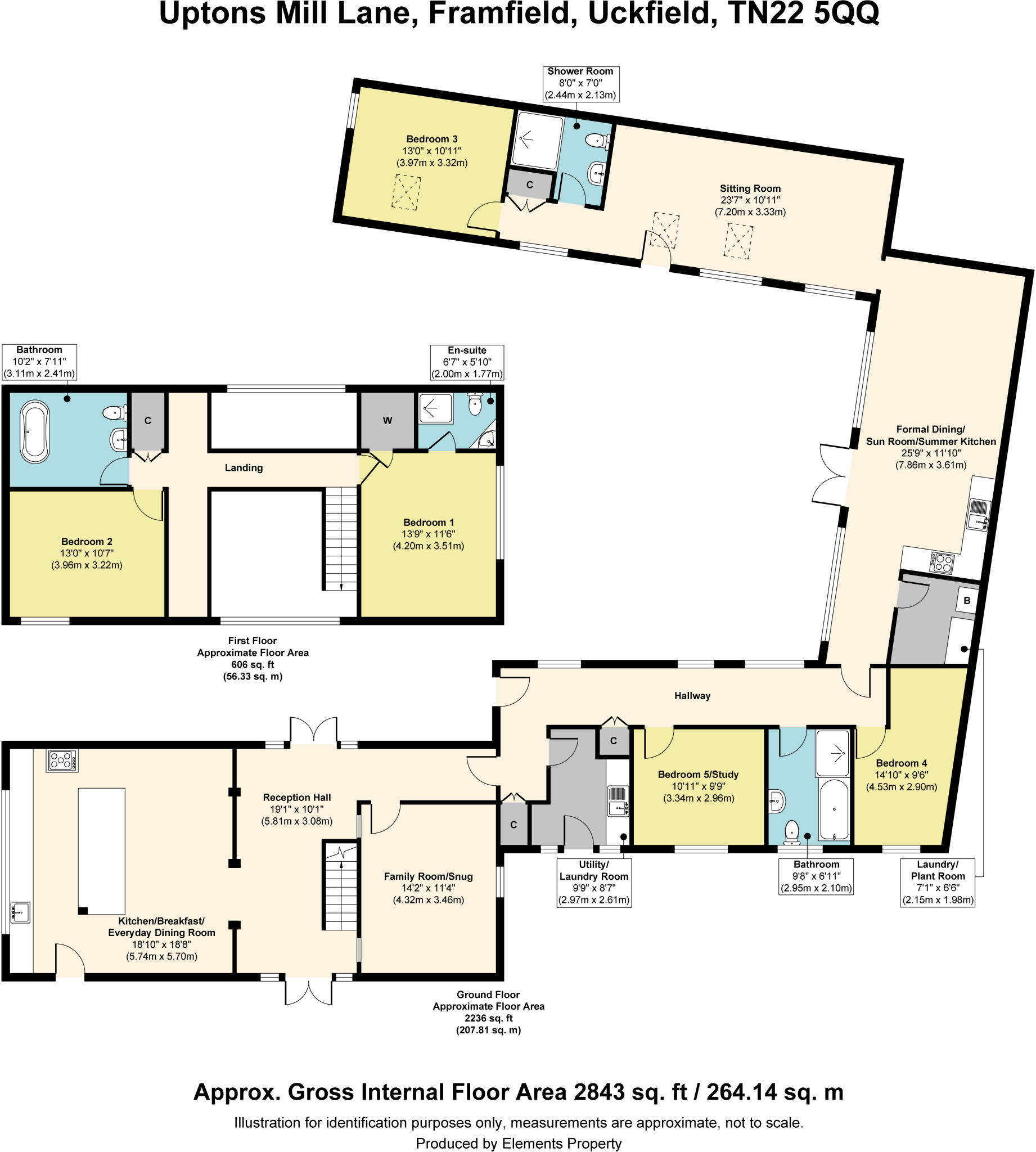 Uptons Mill Lane, Framfield, East Sussex, TN22 floorplan