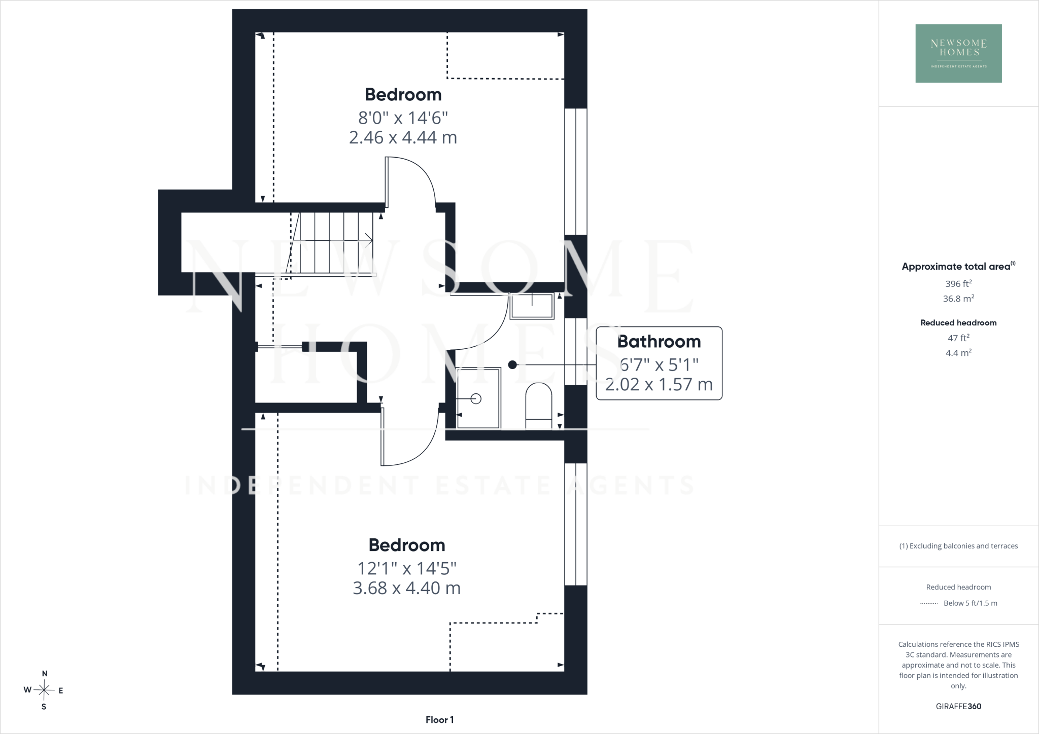 Moel Gron, Mynydd Isa floorplan