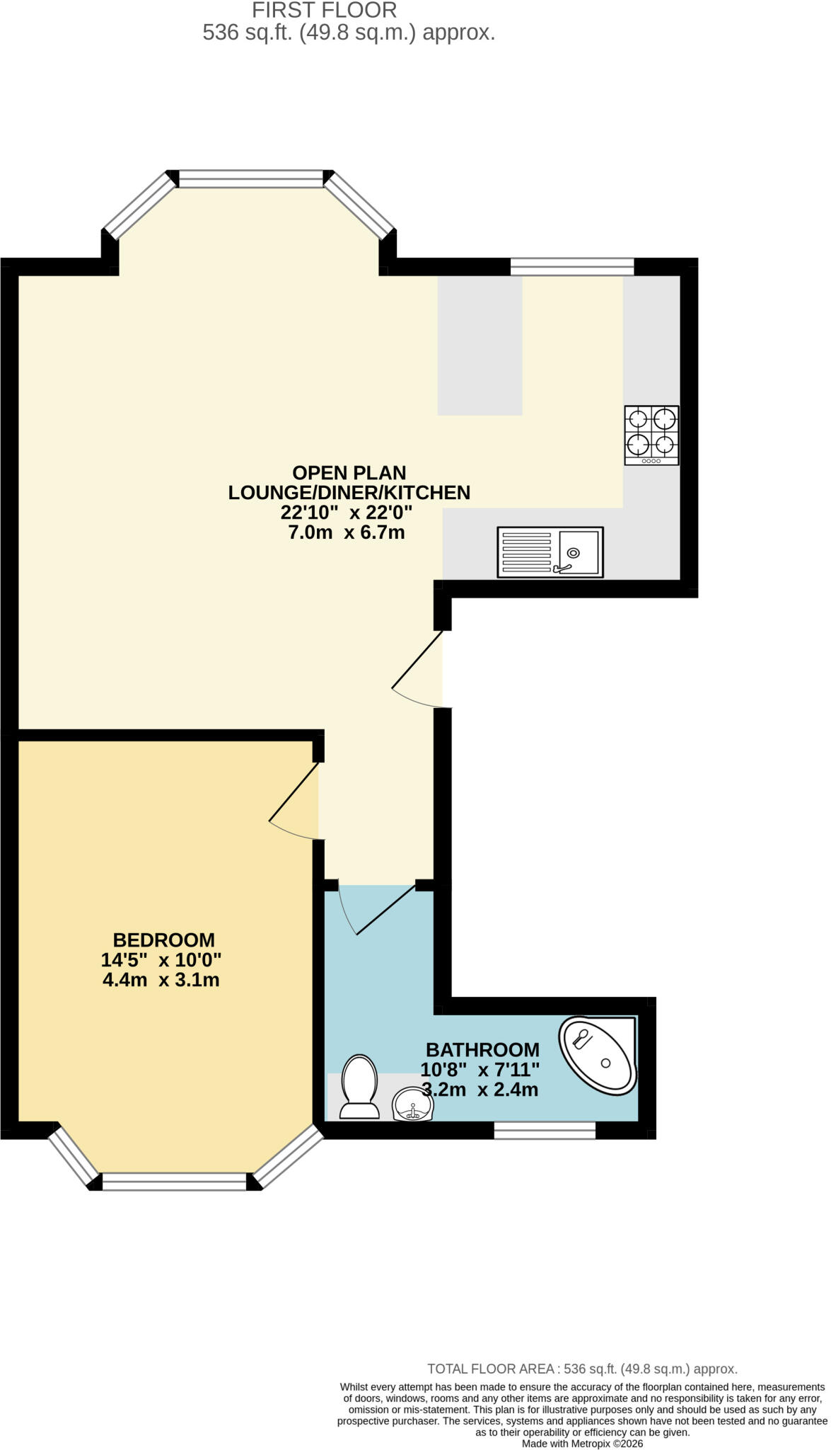 5, Apsley Terrace, Highfield Road, Ilfracombe, North Devon, EX34 floorplan