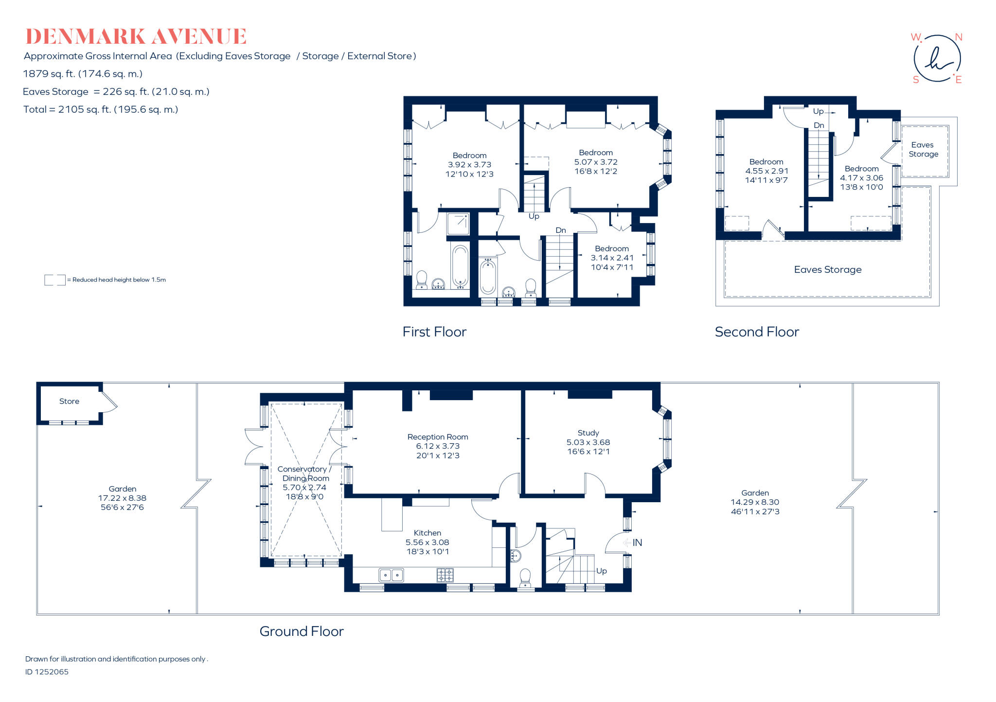 Denmark Avenue, London, SW19 floorplan