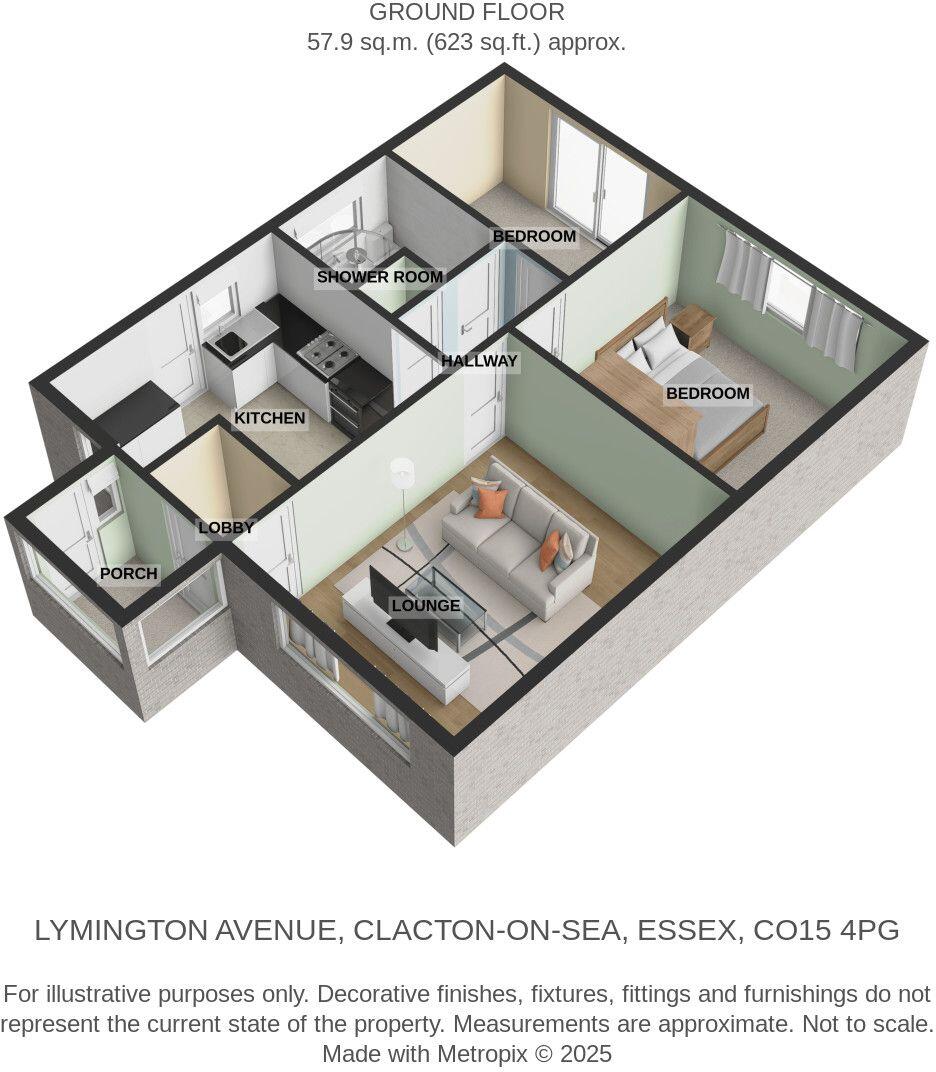 Lymington Avenue, Great Clacton, Essex, CO15 4PG floorplan