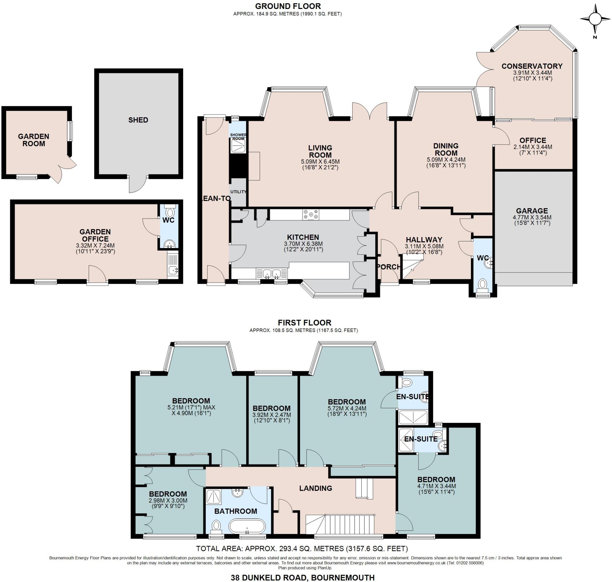 Dunkeld Road, Talbot Woods, Bournemouth, Dorset, BH3 floorplan