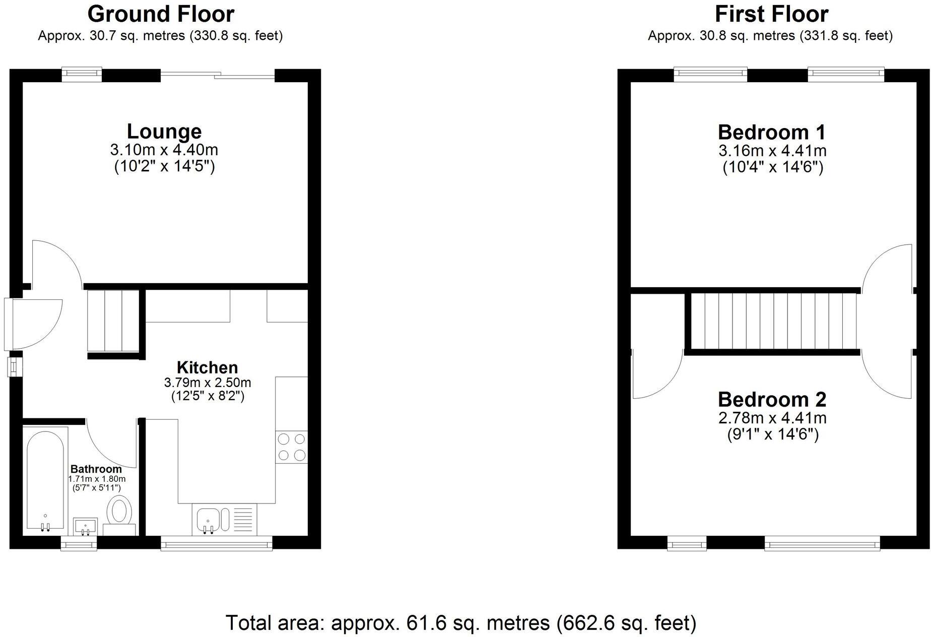 Russet Way, Melbourn, SG8 floorplan