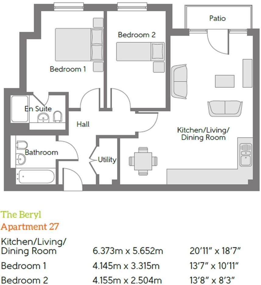 Belmont Park, Maidenhead floorplan